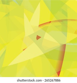 Abstract background created with colorful wavy stripes. Vector