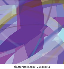 Abstract background created with colorful wavy stripes. Vector