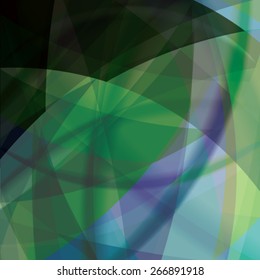Abstract background created with colorful wavy stripes. Vector