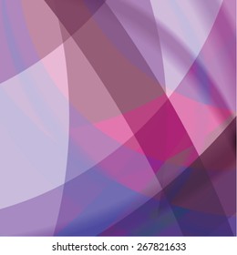 Abstract background created with colorful wavy stripes. Vector