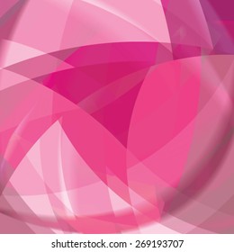 Abstract background created with colorful wavy stripes. Vector