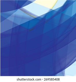 Abstract background created with colorful wavy stripes. Vector