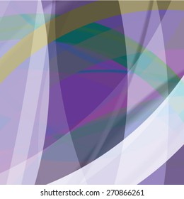 Abstract background created with colorful wavy stripes. Vector