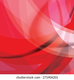 Abstract background created with colorful wavy stripes. Vector