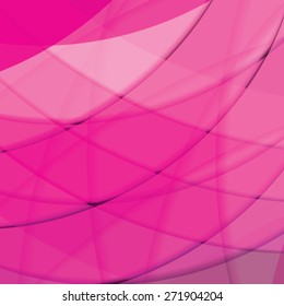 Abstract background created with colorful wavy stripes. Vector