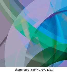 Abstract background created with colorful wavy stripes. Vector