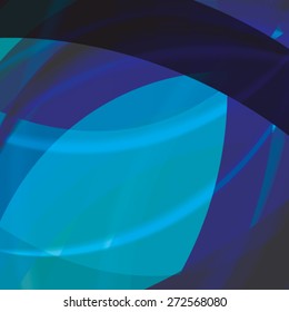 Abstract background created with colorful wavy stripes. Vector