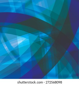 Abstract background created with colorful wavy stripes. Vector