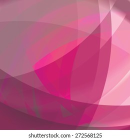Abstract background created with colorful wavy stripes. Vector