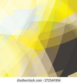 Abstract background created with colorful wavy stripes. Vector