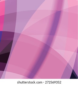Abstract background created with colorful wavy stripes. Vector