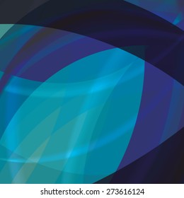 Abstract background created with colorful wavy stripes. Vector