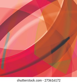 Abstract background created with colorful wavy stripes. Vector