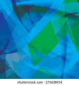 Abstract background created with colorful wavy stripes. Vector