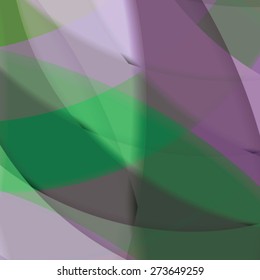 Abstract background created with colorful wavy stripes. Vector
