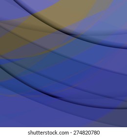 Abstract background created with colorful wavy stripes. Vector