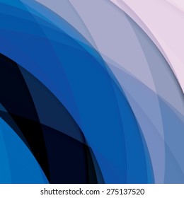 Abstract background created with colorful wavy stripes. Vector