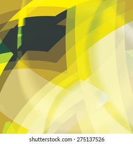 Abstract background created with colorful wavy stripes. Vector