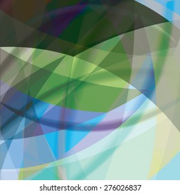 Abstract background created with colorful wavy stripes. Vector