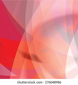 Abstract background created with colorful wavy stripes. Vector