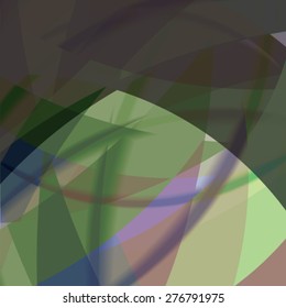 Abstract background created with colorful wavy stripes. Vector