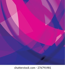 Abstract background created with colorful wavy stripes. Vector