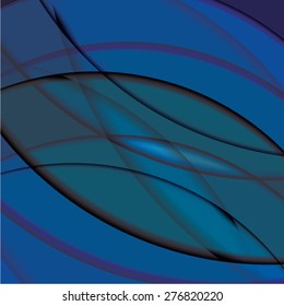 Abstract background created with colorful wavy stripes. Vector