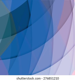 Abstract background created with colorful wavy stripes. Vector