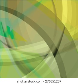 Abstract background created with colorful wavy stripes. Vector