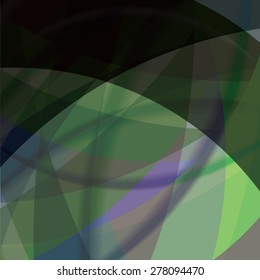 Abstract background created with colorful wavy stripes. Vector