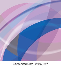 Abstract background created with colorful wavy stripes. Vector