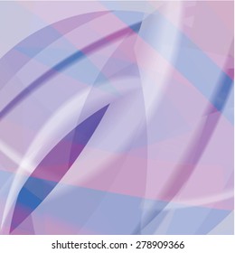 Abstract background created with colorful wavy stripes. Vector