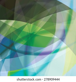 Abstract background created with colorful wavy stripes. Vector