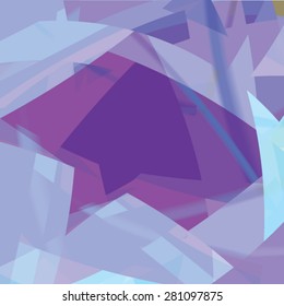 Abstract background created with colorful wavy stripes. Vector
