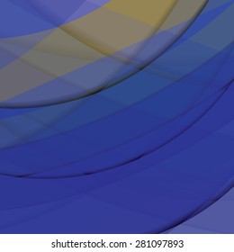 Abstract background created with colorful wavy stripes. Vector