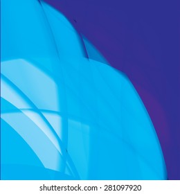 Abstract background created with colorful wavy stripes. Vector