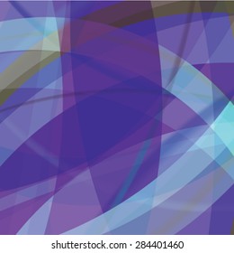 Abstract background created with colorful wavy stripes. Vector