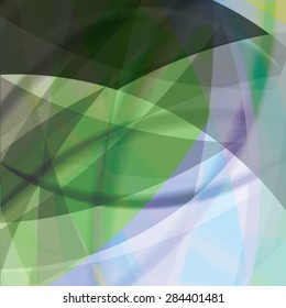 Abstract background created with colorful wavy stripes. Vector