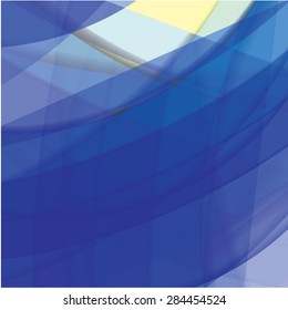 Abstract background created with colorful wavy stripes. Vector