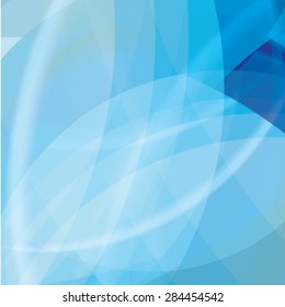 Abstract background created with colorful wavy stripes. Vector