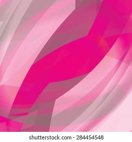 Abstract background created with colorful wavy stripes. Vector