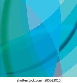 Abstract background created with colorful wavy stripes. Vector
