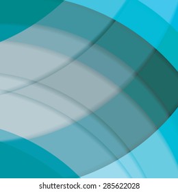 Abstract background created with colorful wavy stripes. Vector