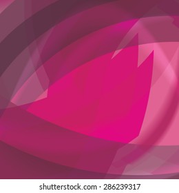 Abstract background created with colorful wavy stripes. Vector