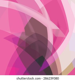 Abstract background created with colorful wavy stripes. Vector