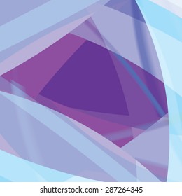 Abstract background created with colorful wavy stripes. Vector