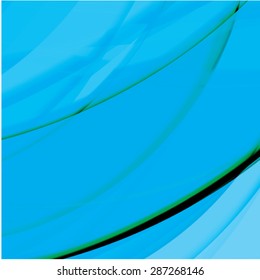 Abstract background created with colorful wavy stripes. Vector
