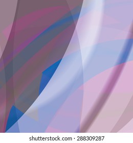 Abstract background created with colorful wavy stripes. Vector