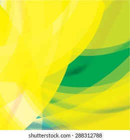 Abstract background created with colorful wavy stripes. Vector