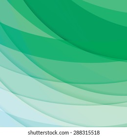 Abstract background created with colorful wavy stripes. Vector
